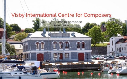Pablo Sanz Composer-in-Residence at VICC (Visby International Centre for Composers) 2018