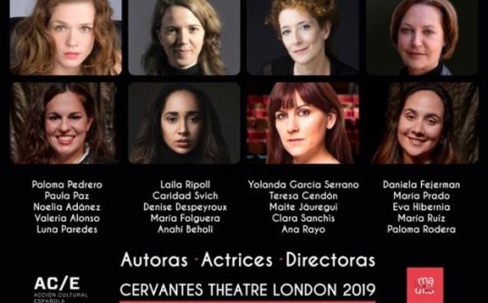 "Ellas toman la palabra". Programa de Internacionalización de autoras teatrales españolas en Reino Unido 2019