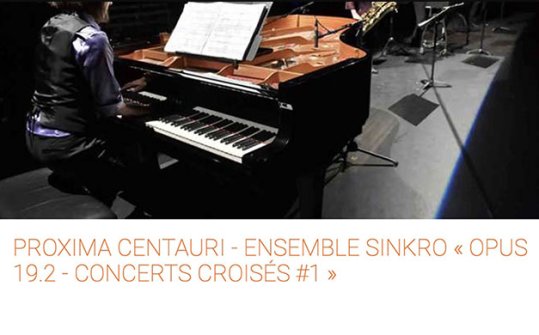 Ensemble Sinkro. Opus 19.2 "Concert Croisé" 201