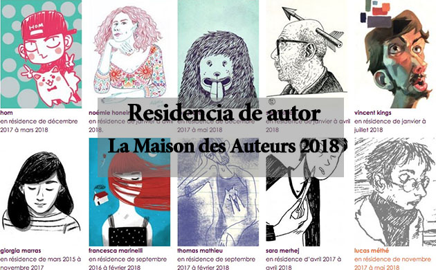 Residencia de novela gráfica en la Maison des Auteurs Angouleme 2018-2019