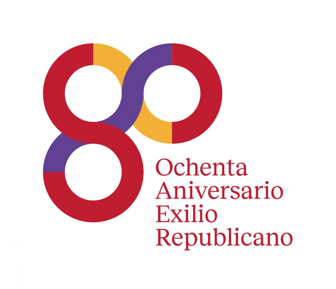 Resultado de imagen de logo 80 años del exilio republicano