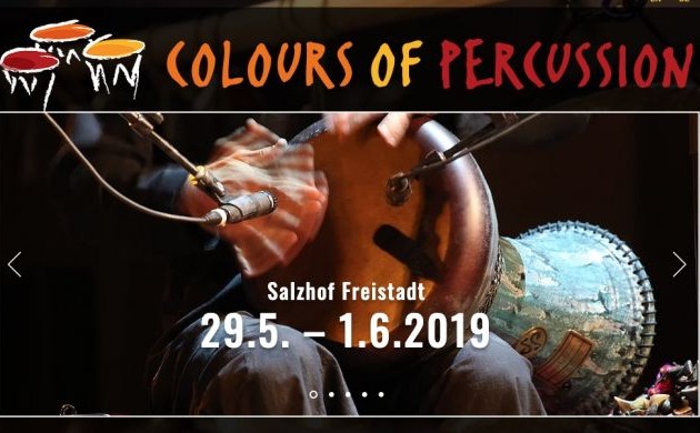 Colours of Percussion 2019. International Percussionfestival Freistadt