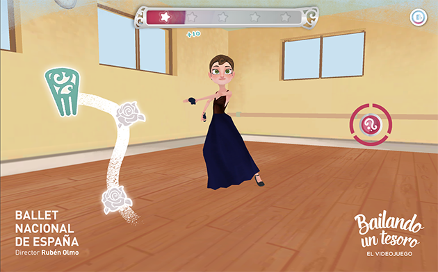 Bailando un tesoro. Videojuego educativo del Ballet Nacional de España
