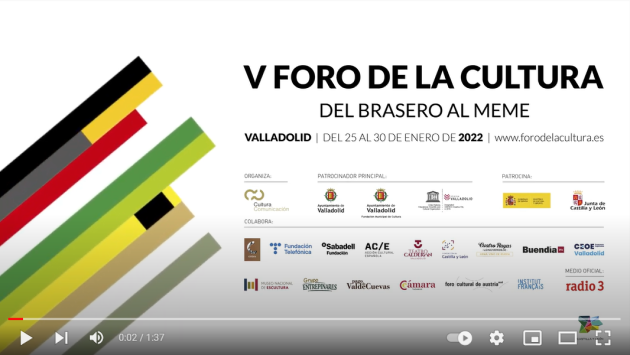 Presentación del V Foro de la cultura