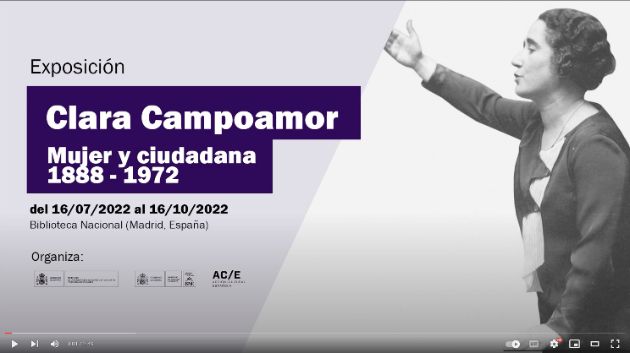 "Clara Campoamor. Woman and Citizen": The exhibition at the BNE