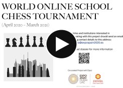 World Online School Chess Tournament. Expo Dubai 2020