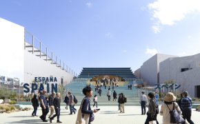 From symbols to architecture: in conversation with EXTUDIO, ENORME Studio and Smart and Green Design, designers of the Spanish Pavilion at Expo Osaka 2025 | ArchDaily