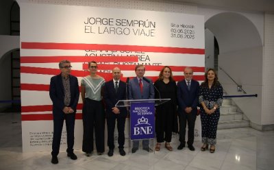 The National Library of Spain inaugurates the exhibition "Jorge Semprún. The Long Journey"