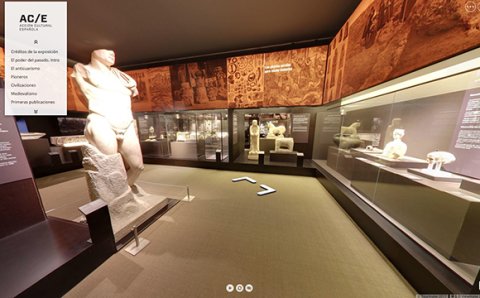 360 Tour of de "The Power of the Past" at the MAN