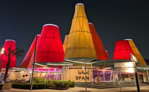 El Pabell&oacute;n de Espa&ntilde;a en Expo 2020 Dubai se presenta como "una fuerza ic&oacute;nica"