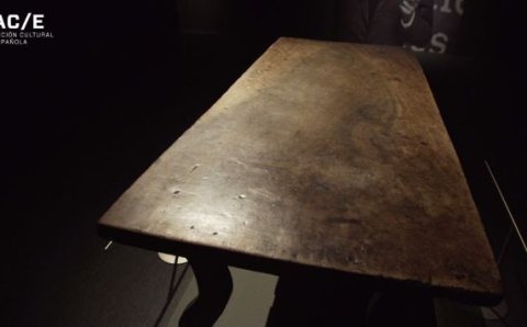La mesa de trabajo de Delibes. #ExpoDelibes