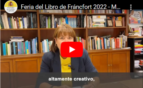 España presenta su ‘Creatividad desbordante’ en la Feria del Libro de Fráncfort 2022 | culturaydeporte.gob.es