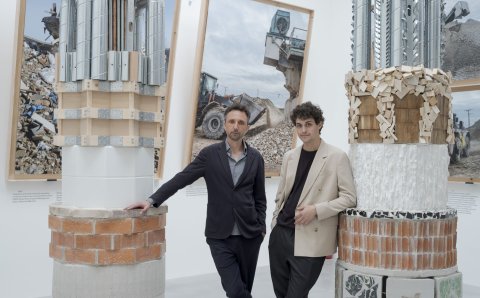 Photos at the Spain Pavilion at the 19th Venice Architecture Biennale 2025