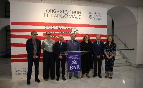 La Biblioteca Nacional de España inaugura la exposición ‘Jorge Semprún. El largo viaje’