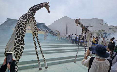 Photos of the Spain Pavilio at  Expo Osaka 2025