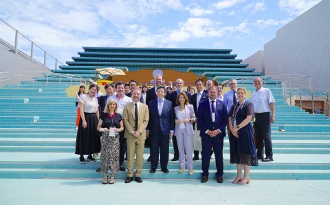 Photos of the Spain Pavilio at  Expo Osaka 2025