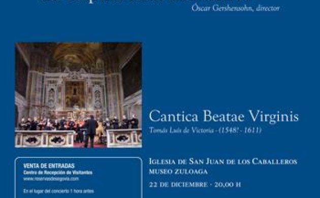 Tomás Luis de Victoria. Concierto de Navidad