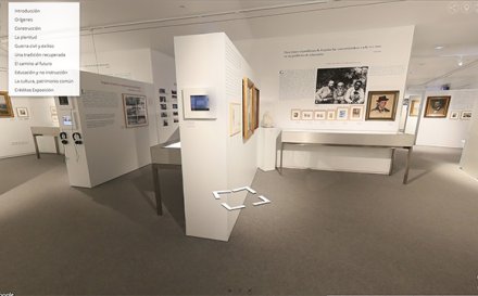 Visita virtual 360 de 'El maestro de la España moderna. Giner de los Ríos..."