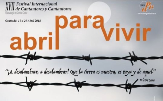 XVII International Festival of Songwriters and Songwriters "Abril para Vivir" 2018