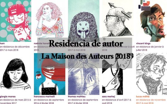 Residencia de novela gráfica en la Maison des Auteurs Angouleme 2018-2019