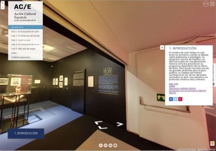 Tour 360 of the exhibition &#39;León Felipe. Who am I?&#39;