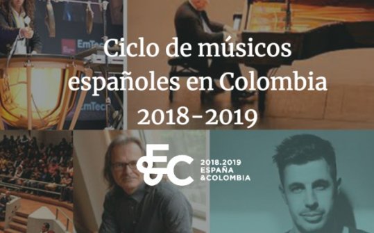 Ciclo de músicos españoles en Colombia 2018-2019