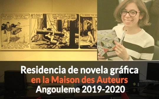 ANABEL COLAZO. Residencia de novela gráfica en la Maison des Auteurs Angouleme 2020