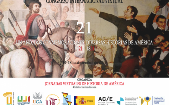 Congreso: 21. Un año, dos conmemoraciones, diversas Historias de América, 1521-1821