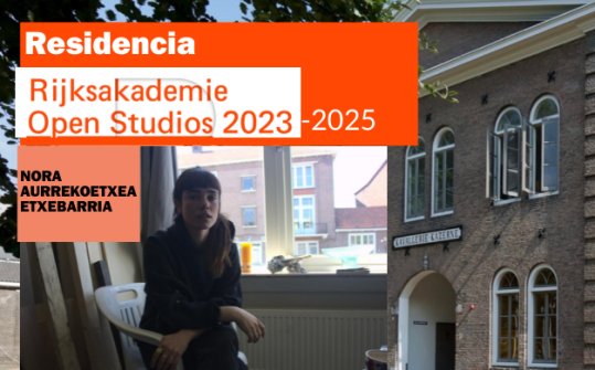 Nora Aurrekoetxea Etxebarri | Residencia artística en Rijksakademie 2023-2025